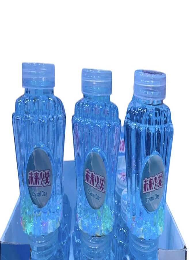 Richtots Premium Blue Crystal Non Sticky Slime with Crystals Parts-1Piece - Image 2